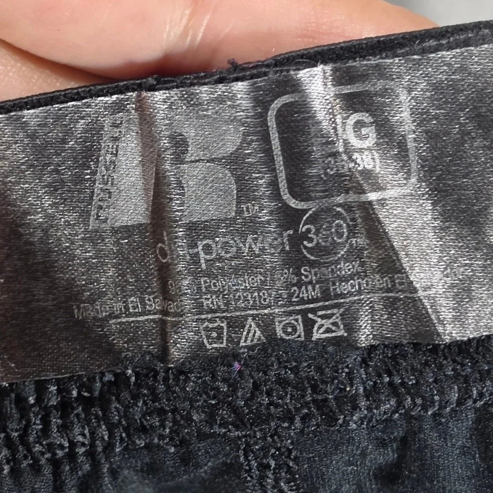 Russell Dri-Power 360 Leggings Men Large Black Performance Base Layer Tights
